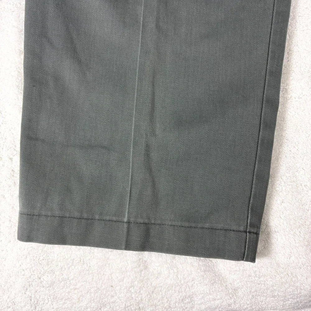 Dockers Pleated Chinos Mens 36x30 Grey Cotton Straight Leg Pants‎ Preppy Vintage
